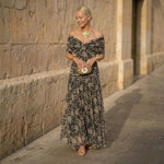 Martina | Elegantes Botanisches Kleid von Stefanie Berlin