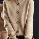 Claire | Kaschmir Cardigan im Retro-Stil - Ansicht 7
