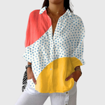 Leichte und farbenfrohe Druckbluse von Stefanie Berlin