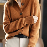 Claire | Kaschmir Cardigan im Retro-Stil - Ansicht 8