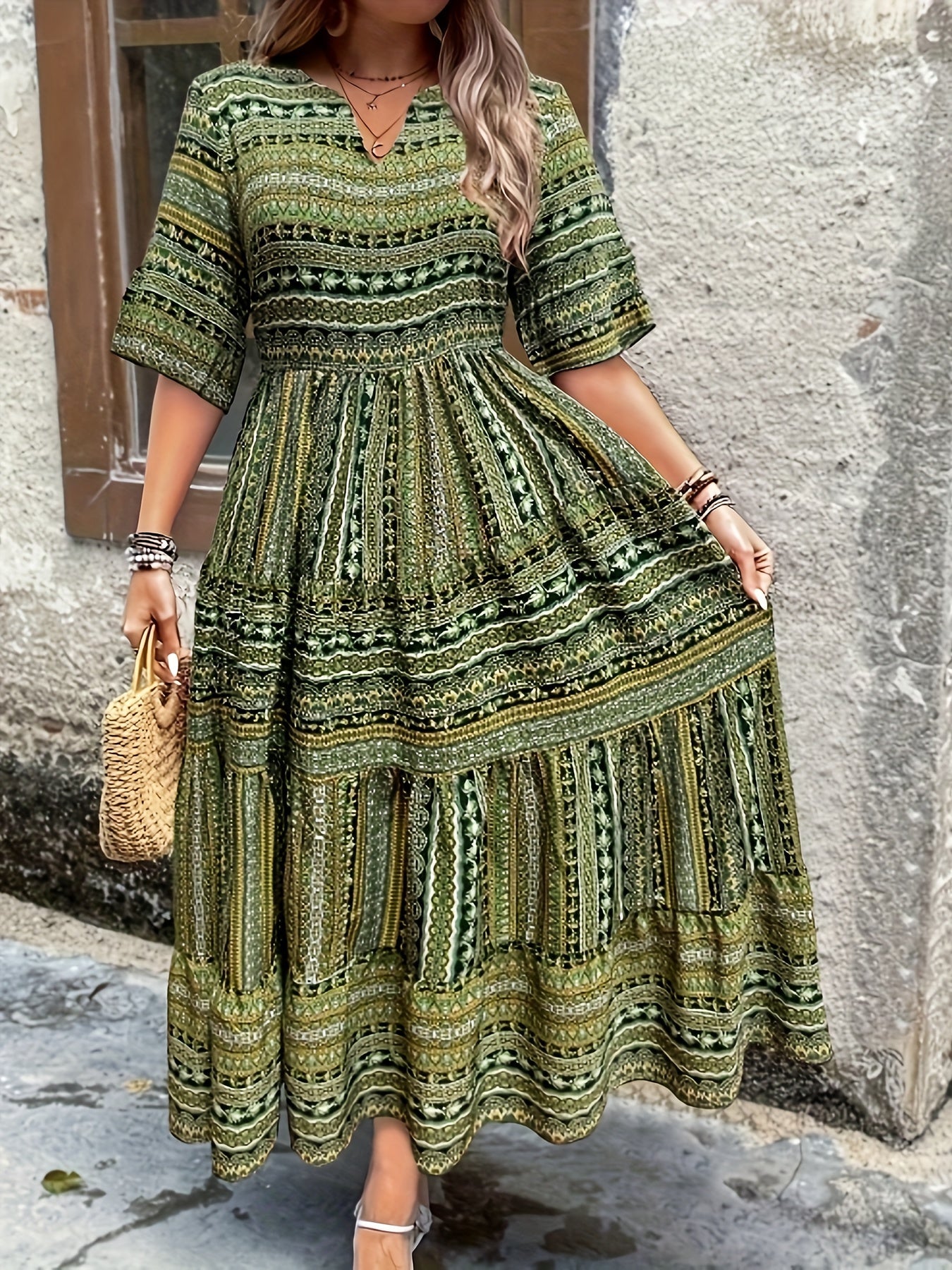 Janina - Fließendes Ethno-Kleid von Stefanie Berlin