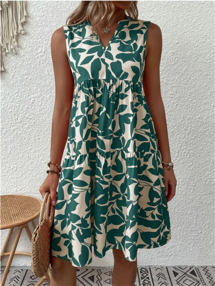 Theresa | Fließendes Midi-Kleid - Ansicht 2