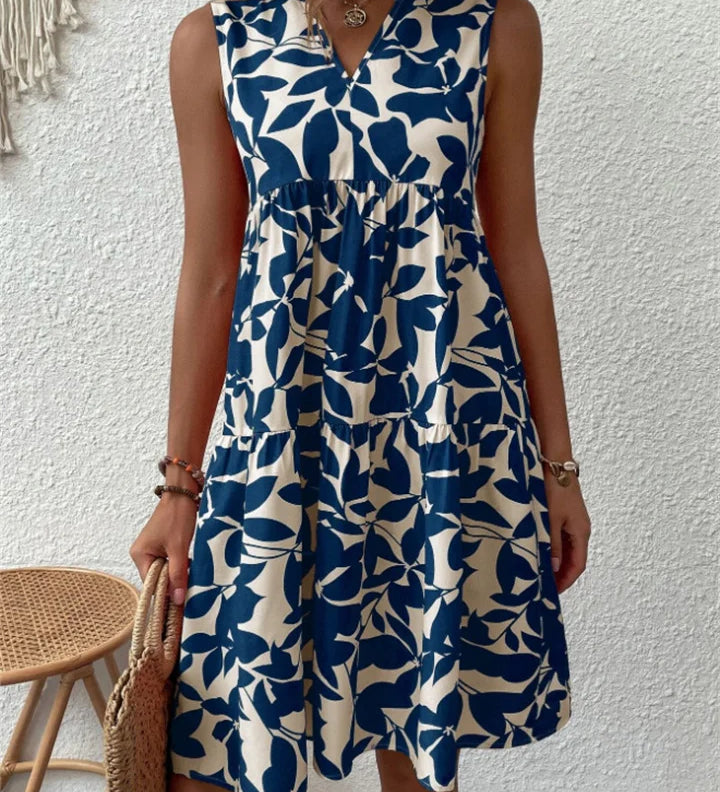 Theresa | Fließendes Midi-Kleid - Ansicht 3