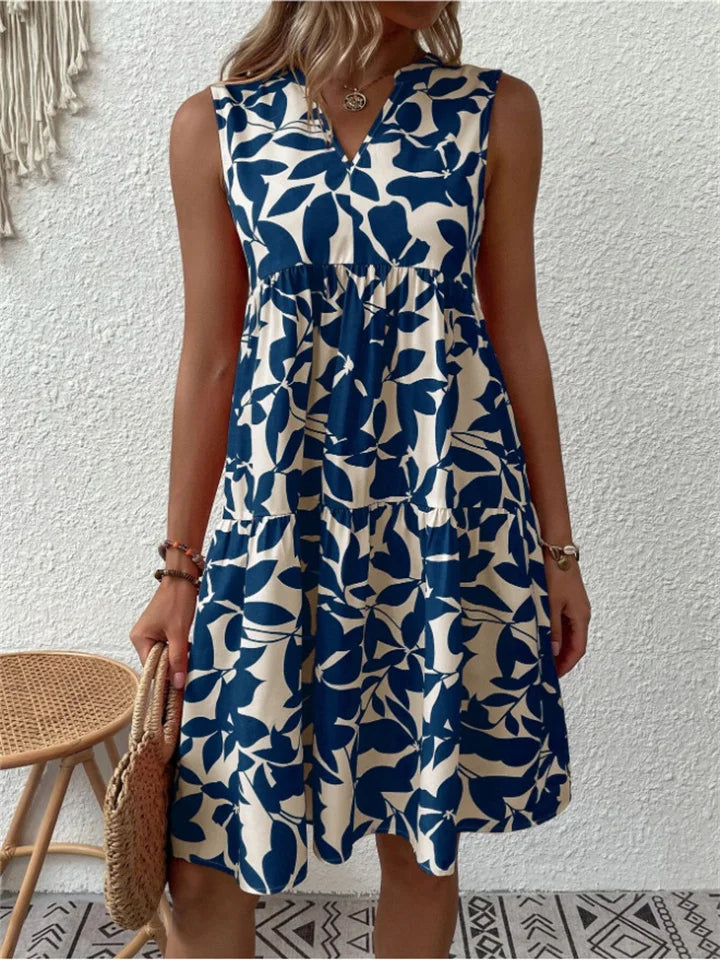 Theresa | Fließendes Midi-Kleid - Ansicht 3