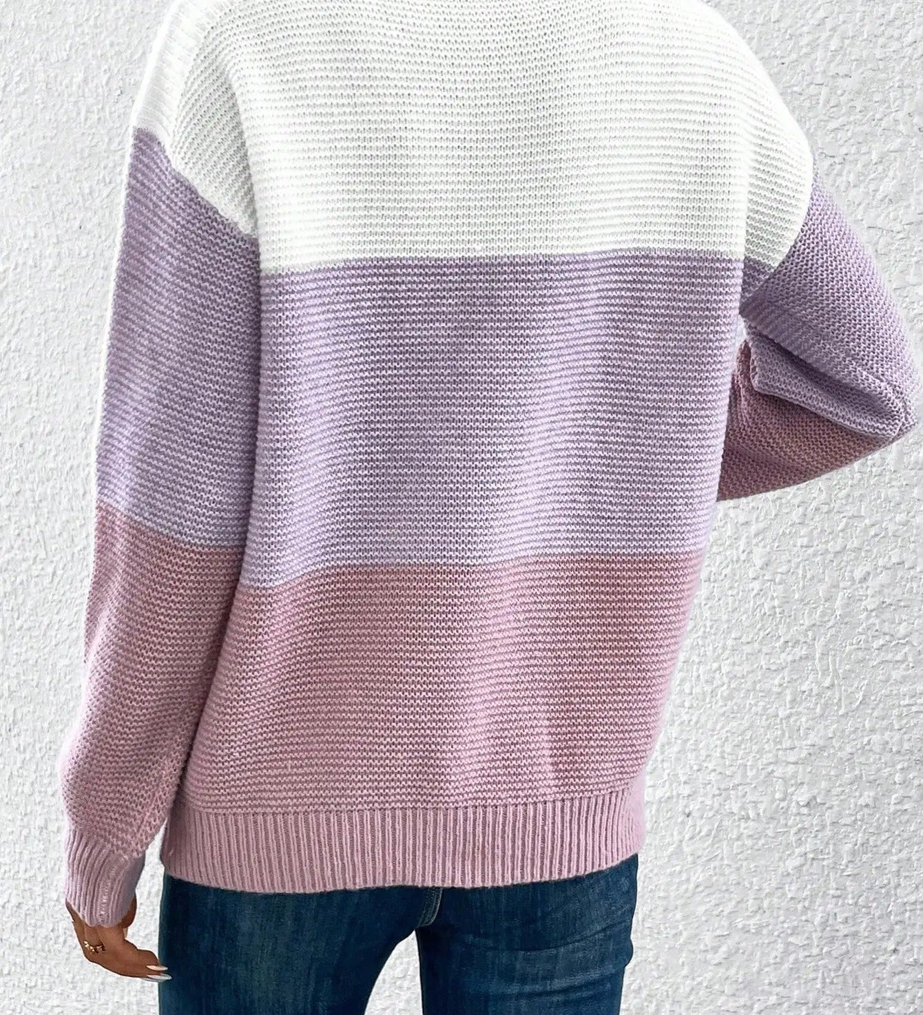 Grace | Gemütlicher Pullover im Colour-Block-Design - Ansicht 2