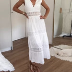 Cornelia - Spitzen-Camisolekleid mit V-Ausschnitt - Ansicht 5