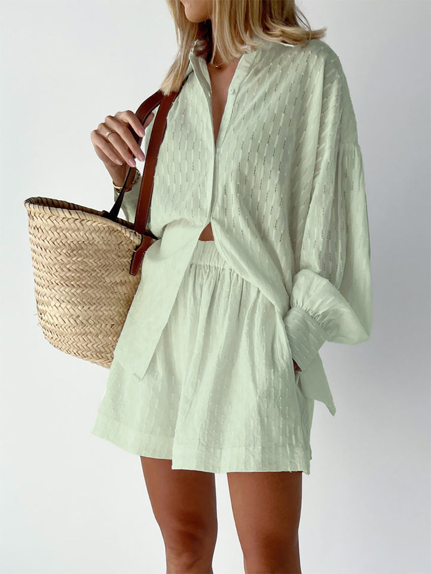 Elizabeth - Leichtes Hemd- und Shorts-Ensemble - Ansicht 4