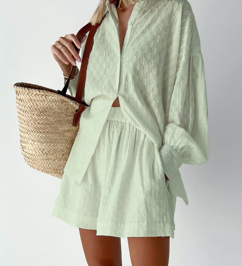 Elizabeth - Leichtes Hemd- und Shorts-Ensemble - Ansicht 4