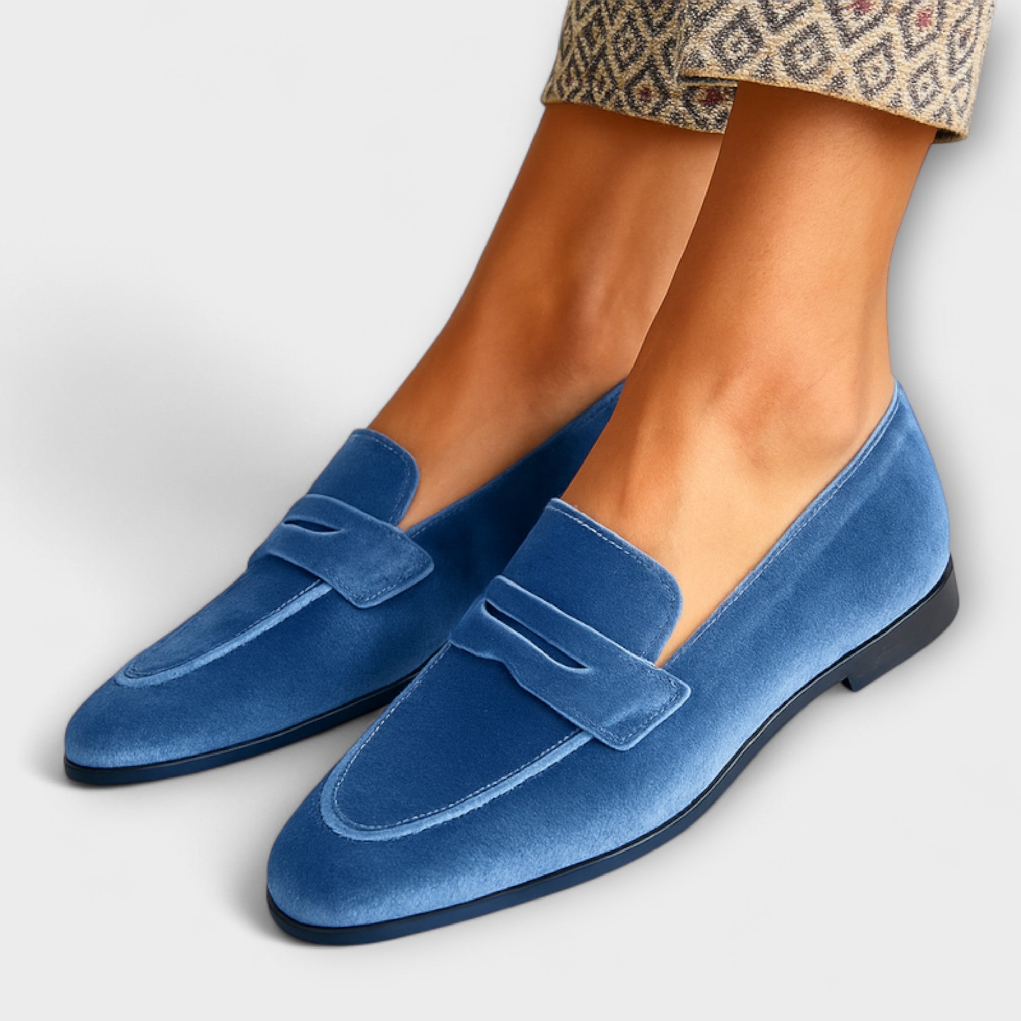 Louise™ | Mokassins aus weichem Velours von Stefanie Berlin