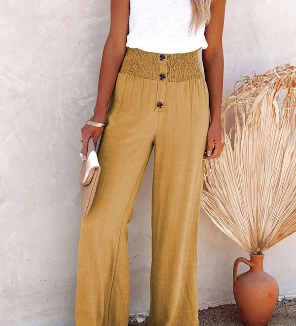 Rebecca - Hochtaillierte Lockere Hose - Ansicht 10