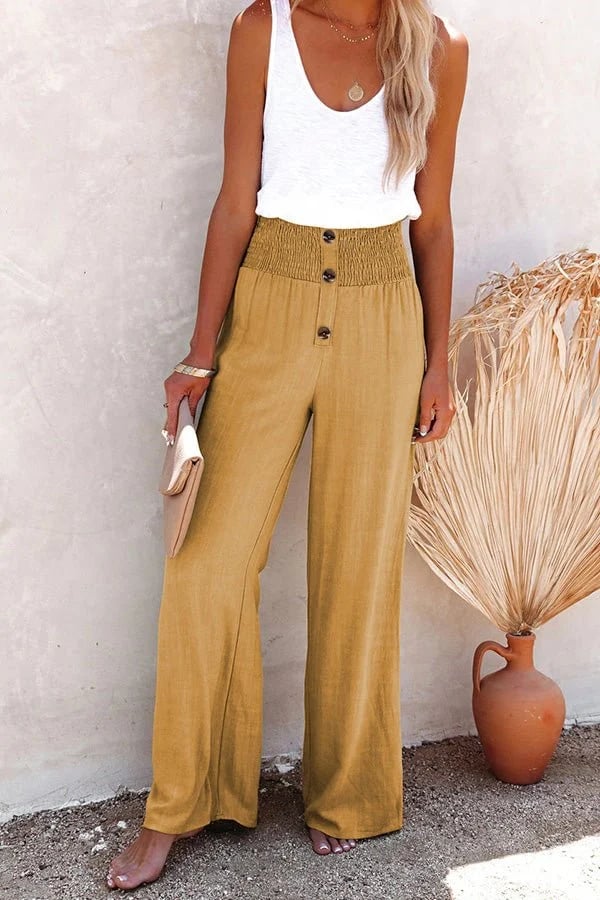 Rebecca - Hochtaillierte Lockere Hose - Ansicht 10