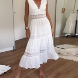 Cornelia - Spitzen-Camisolekleid mit V-Ausschnitt - Ansicht 2