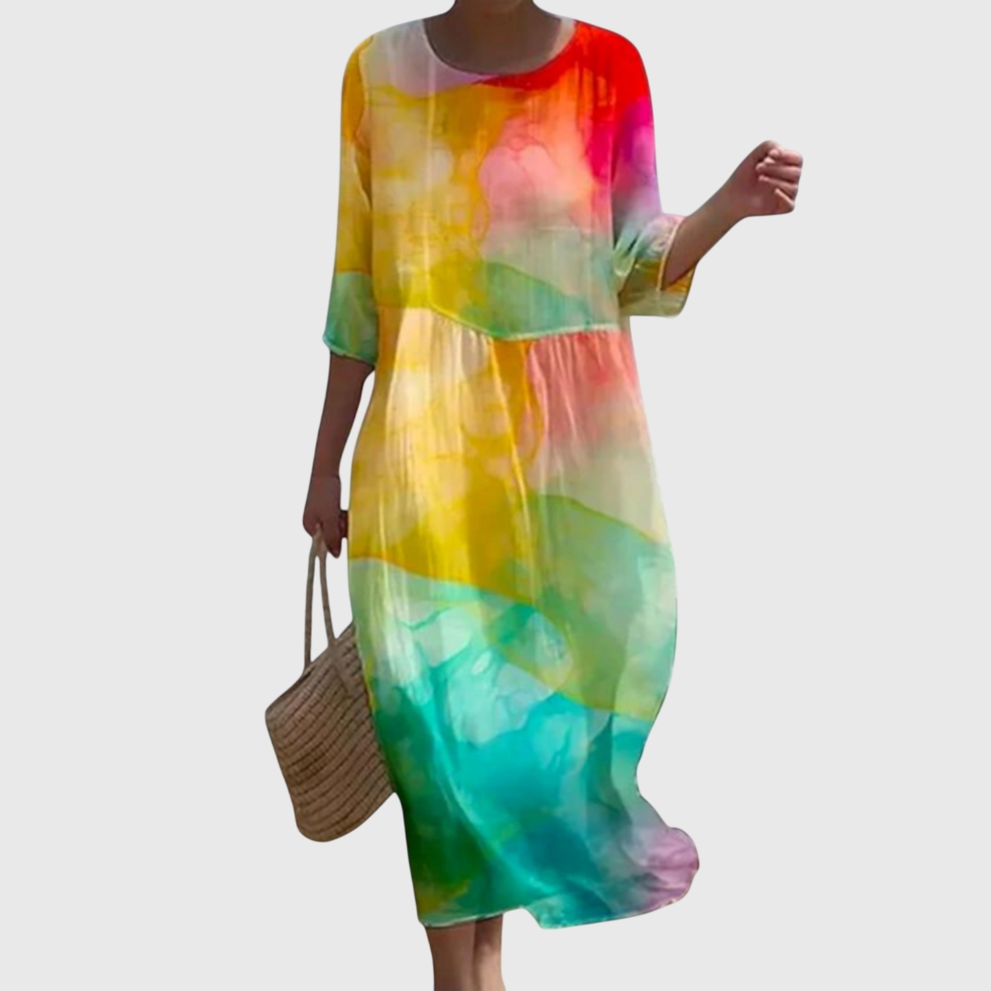 Simone | Elegantes Maxi-Blumenkleid - Ansicht 7