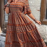 Janina - Fließendes Ethno-Kleid - Ansicht 5