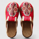 Corinna - Bestickte Flache Sandalen - Ansicht 3