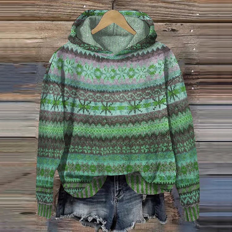 Gaby | Retro-Sweatshirt im Ethno-Stil - Ansicht 3