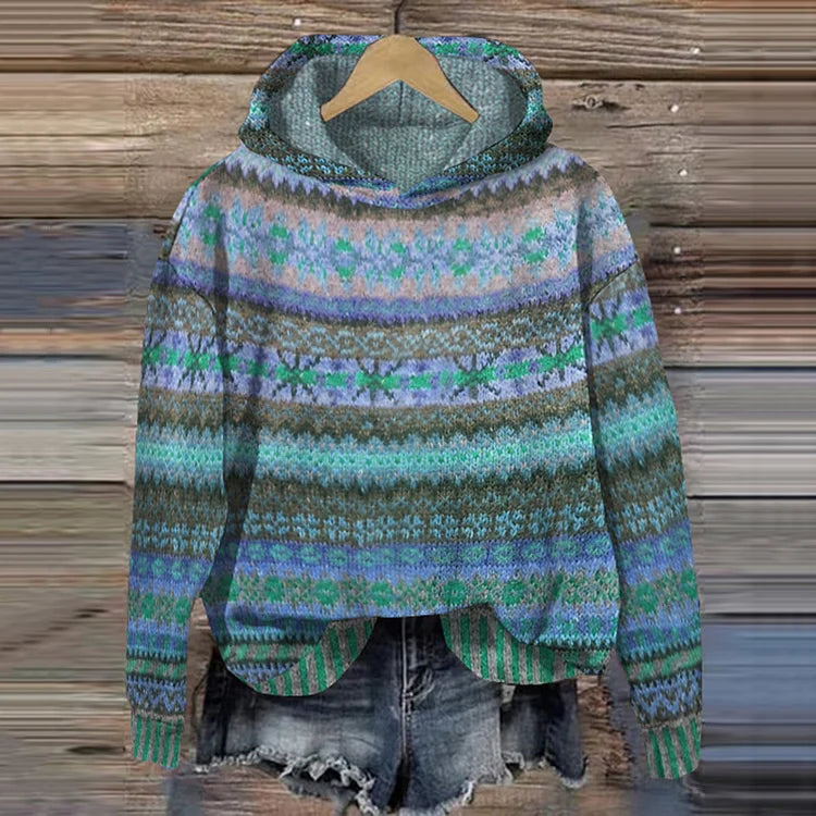 Gaby | Retro-Sweatshirt im Ethno-Stil - Ansicht 4