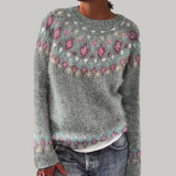 Claudia | Strickpullover mit Muster von Stefanie Berlin