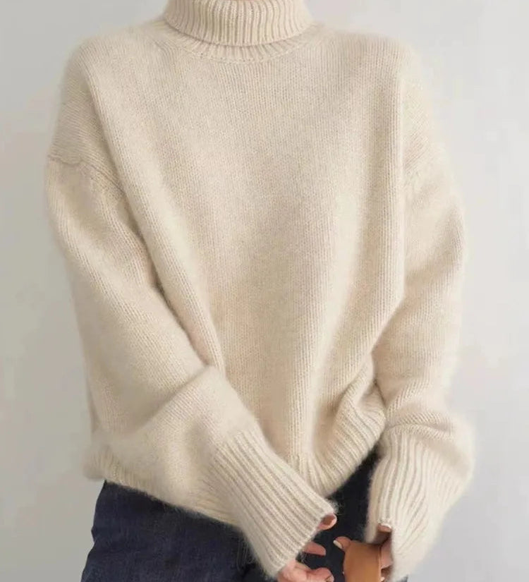 Anja | Luxuriöser Kaschmir Rollkragenpullover - Ansicht 3