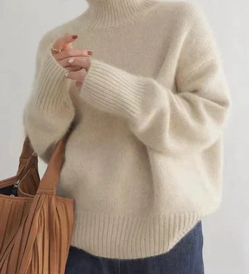Anja | Luxuriöser Kaschmir Rollkragenpullover - Ansicht 2