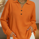 Gisela | Waffelstrick-Pullover mit Kragen, Ansicht 2