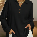 Gisela | Waffelstrick-Pullover mit Kragen | Stefanie Berlin