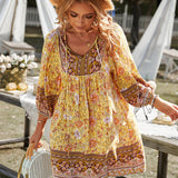 Bianca - Bohemian Tunika Kleid - Ansicht 2