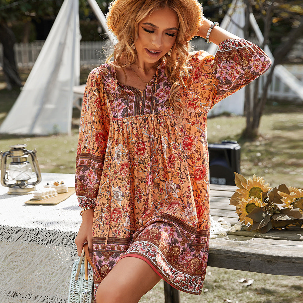 Bianca - Bohemian Tunika Kleid von Stefanie Berlin