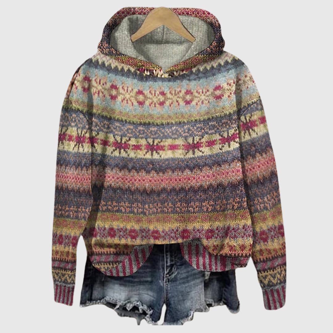 Gaby | Retro-Sweatshirt im Ethno-Stil von Stefanie Berlin