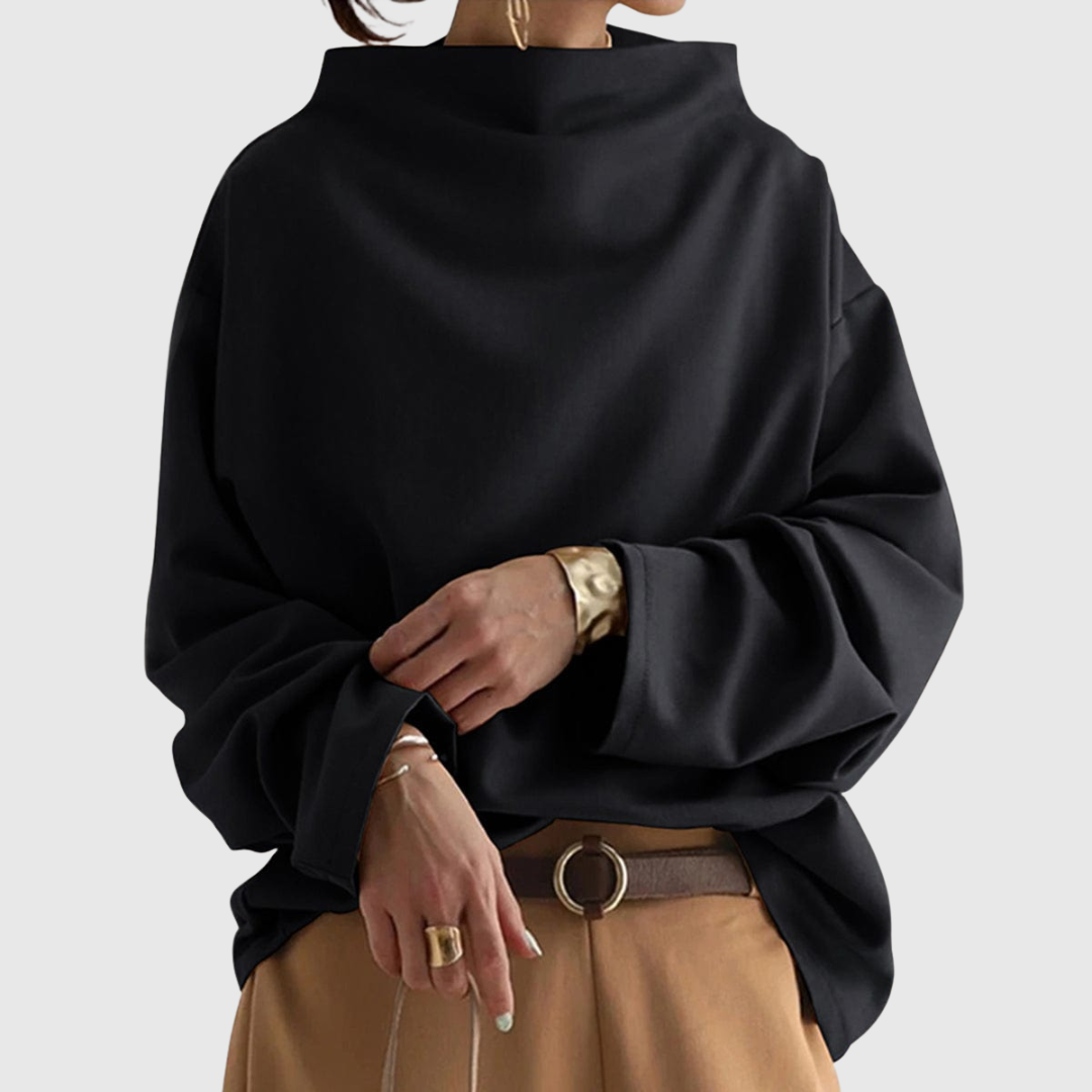 Lisa | Lässiger Pullover mit Stehkragen von Stefanie Berlin