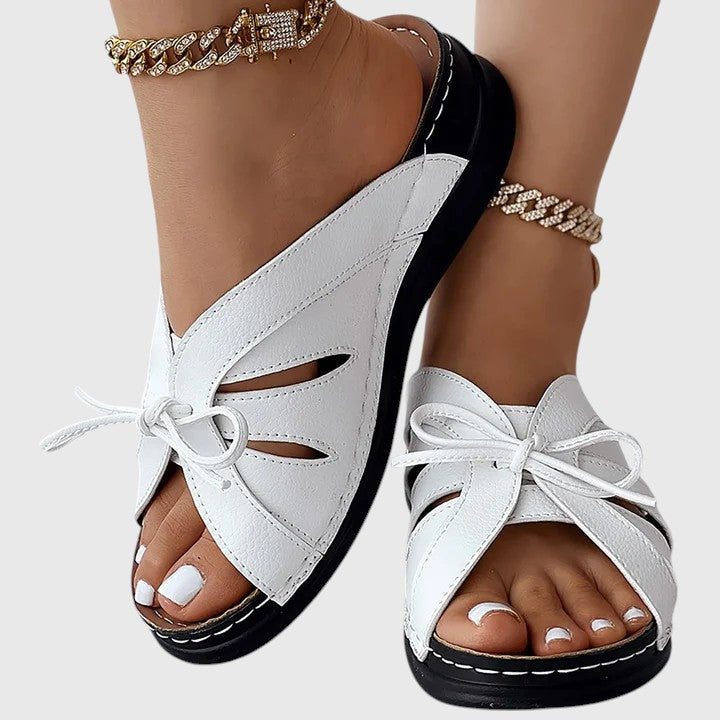 Diana - Schicke Slip-On Sandalen mit Band - Ansicht 4