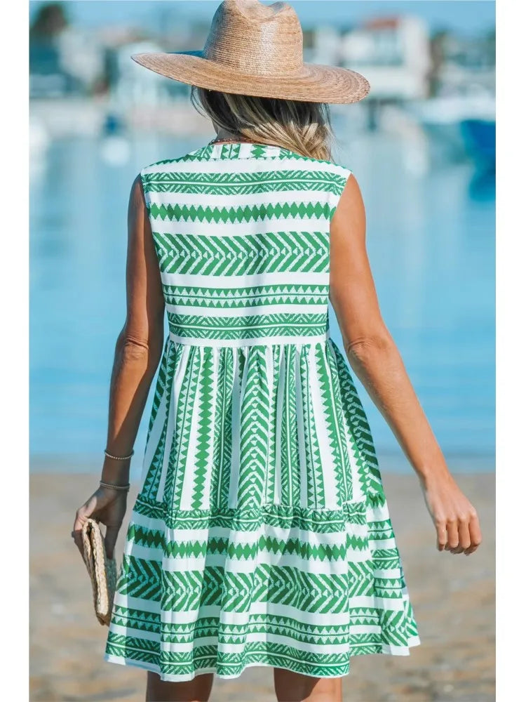Katrina - Geometrisches Sommerkleid - Ansicht 3
