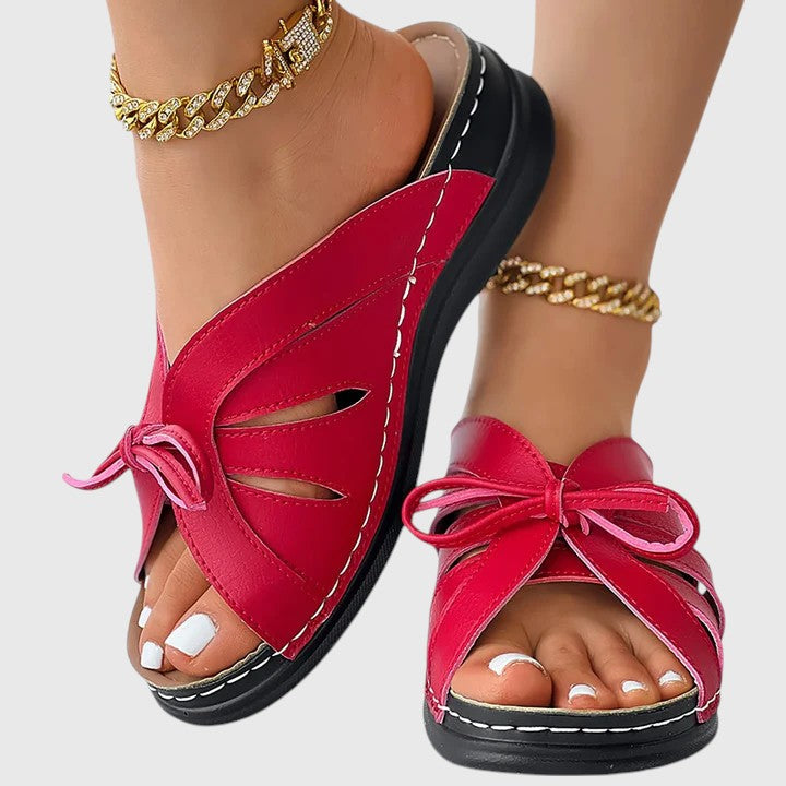 Diana - Schicke Slip-On Sandalen mit Band - Ansicht 2