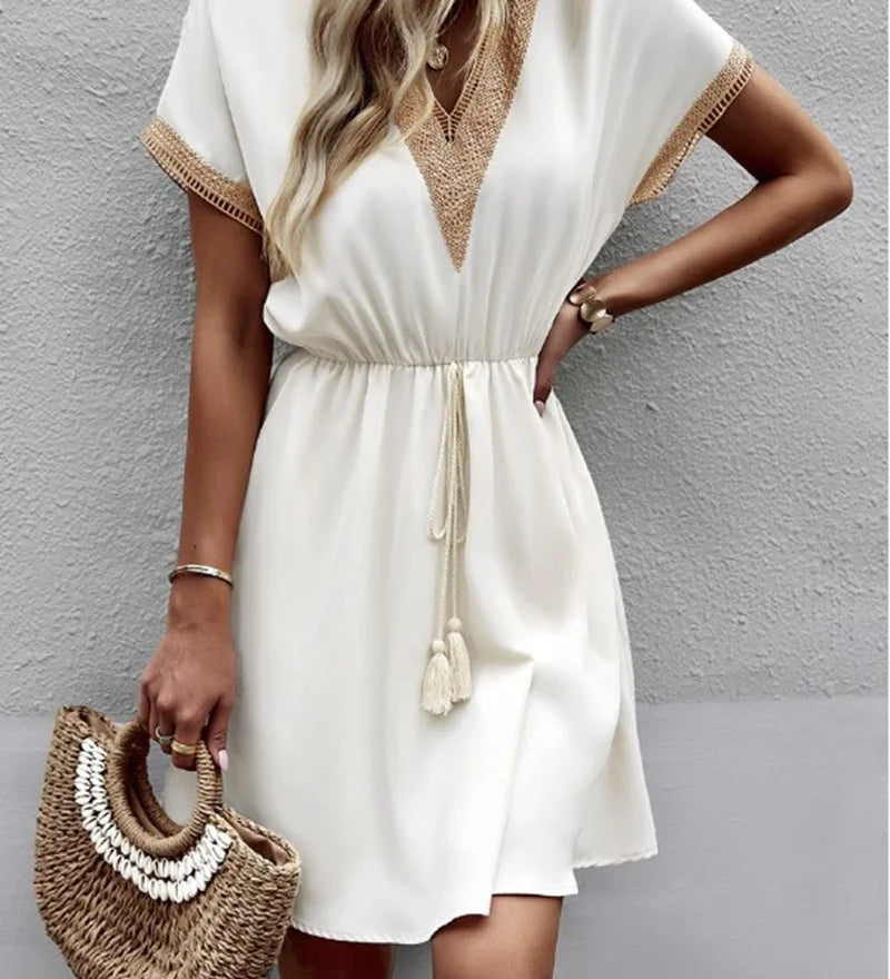 Sabrina - Elegantes Boho-Kleid von Stefanie Berlin