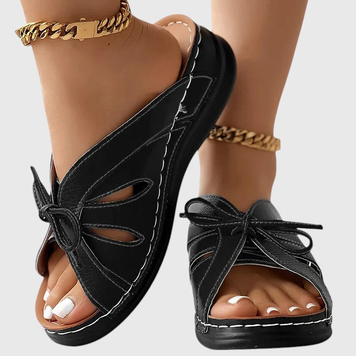 Diana - Schicke Slip-On Sandalen mit Band - Ansicht 5