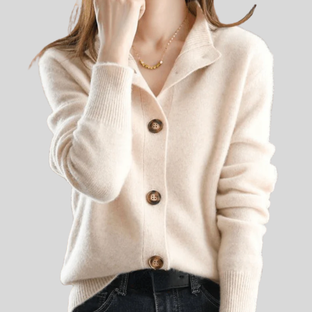 Claire | Kaschmir Cardigan im Retro-Stil von Stefanie Berlin