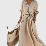 Helena | Maxikleid mit Drapierung von Stefanie Berlin