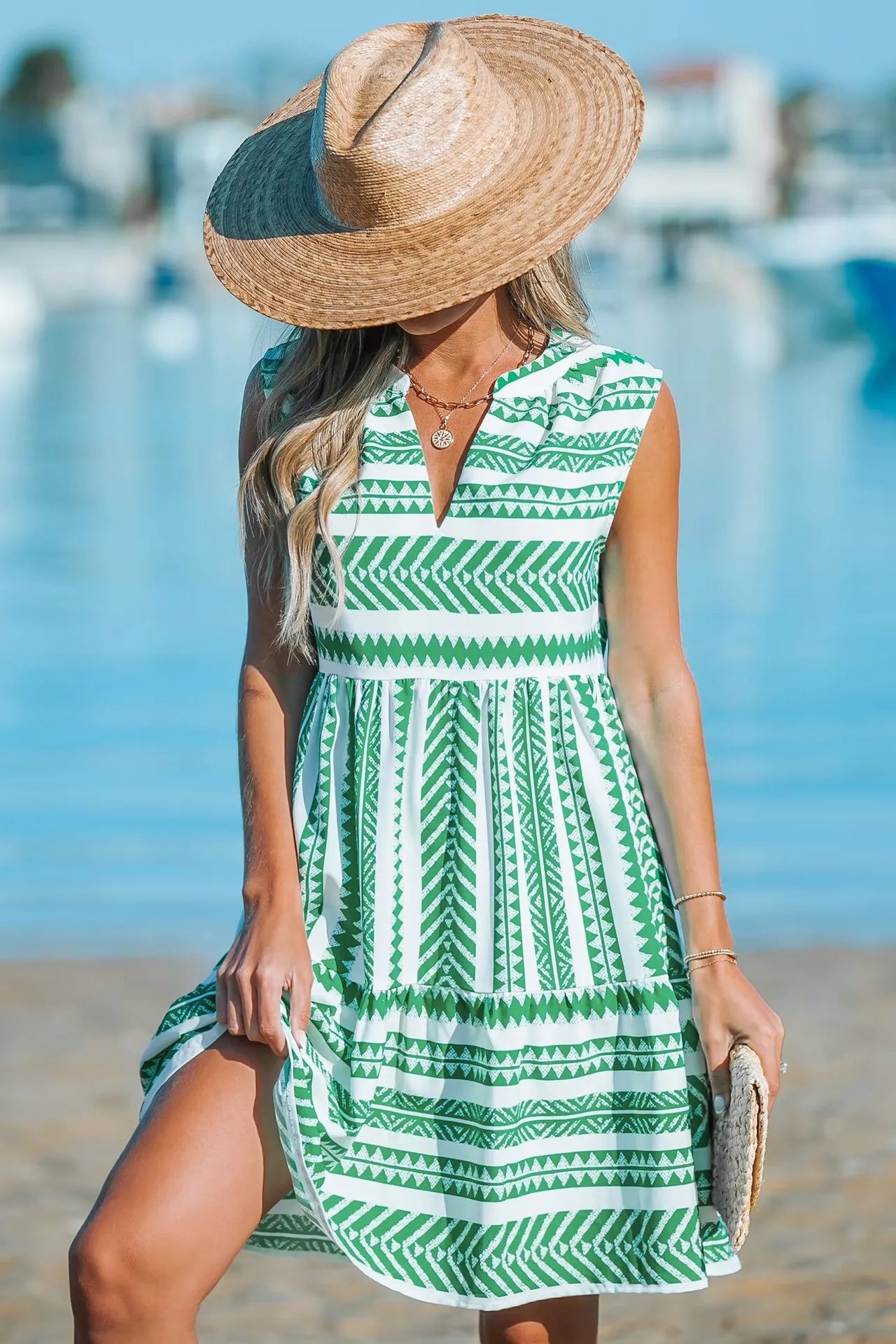 Katrina - Geometrisches Sommerkleid von Stefanie Berlin