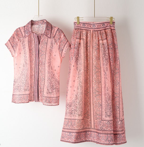 Adele - Bohemian Print Zweiteiliges Ensemble - Ansicht 9