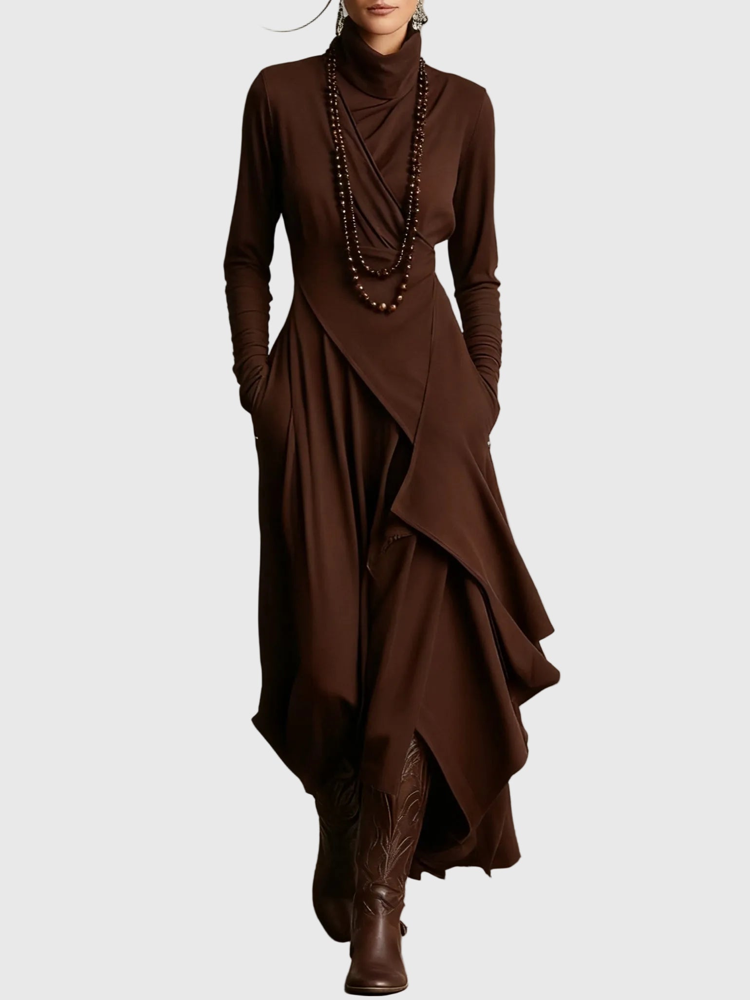 Veronika | Maxikleid Plissiert - Ansicht 9