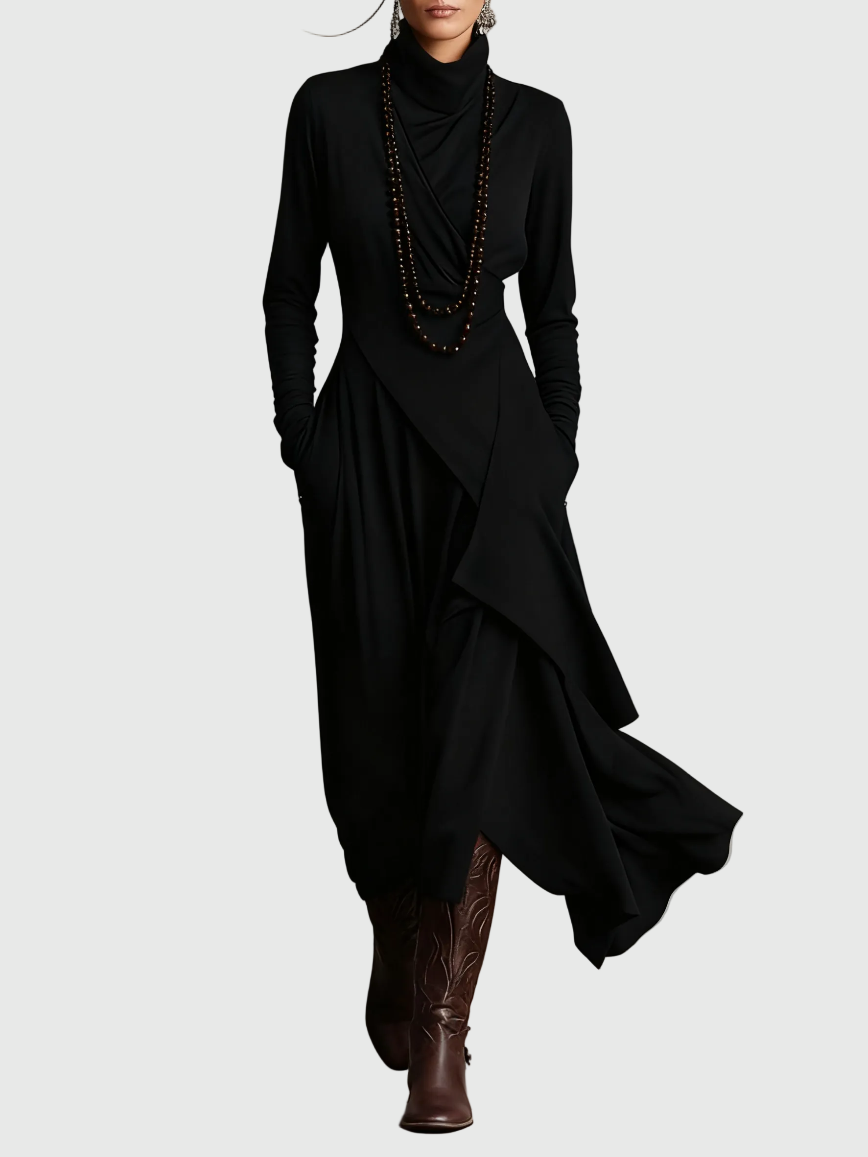 Veronika | Maxikleid Plissiert - Ansicht 6