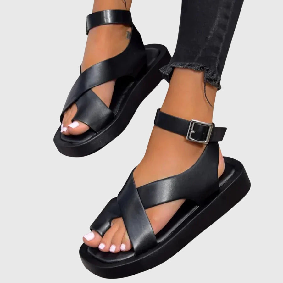 Britta - Dicke Plattformsandalen - Ansicht 5