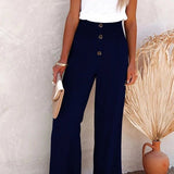 Rebecca - Hochtaillierte Lockere Hose - Ansicht 8