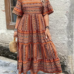 Janina - Fließendes Ethno-Kleid - Ansicht 4