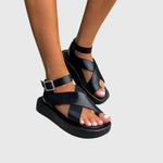 Britta - Dicke Plattformsandalen - Ansicht 2