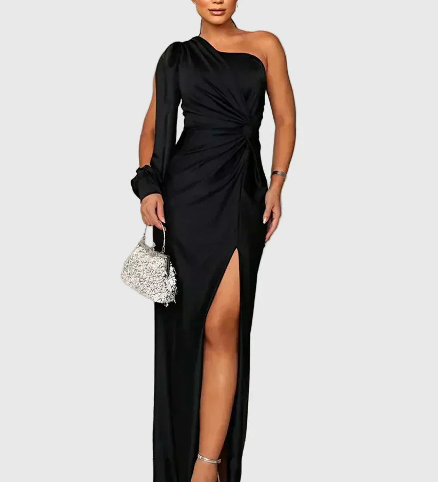 Manuela | Elegantes und Fließendes Maxikleid für den Abend - Ansicht 3