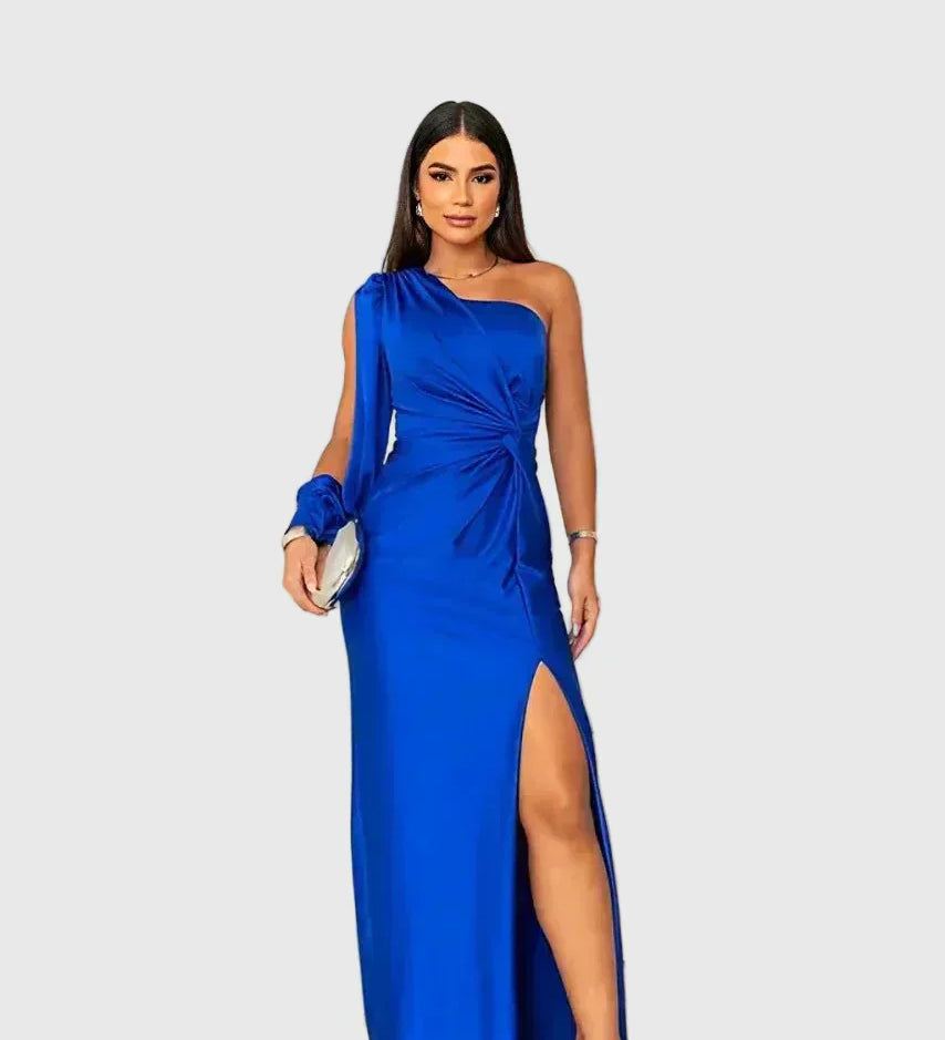 Manuela | Elegantes und Fließendes Maxikleid für den Abend - Ansicht 5