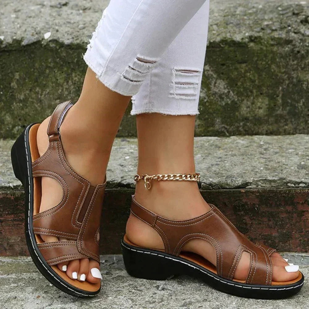 Maria - Orthopädische Sandalen mit Absatz - Ansicht 8