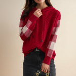 Emily | Kapuzenpullover aus Zopfstrick - Ansicht 4