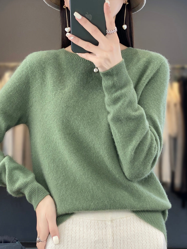 Anette | Bequemer Baumwollpullover von Stefanie Berlin